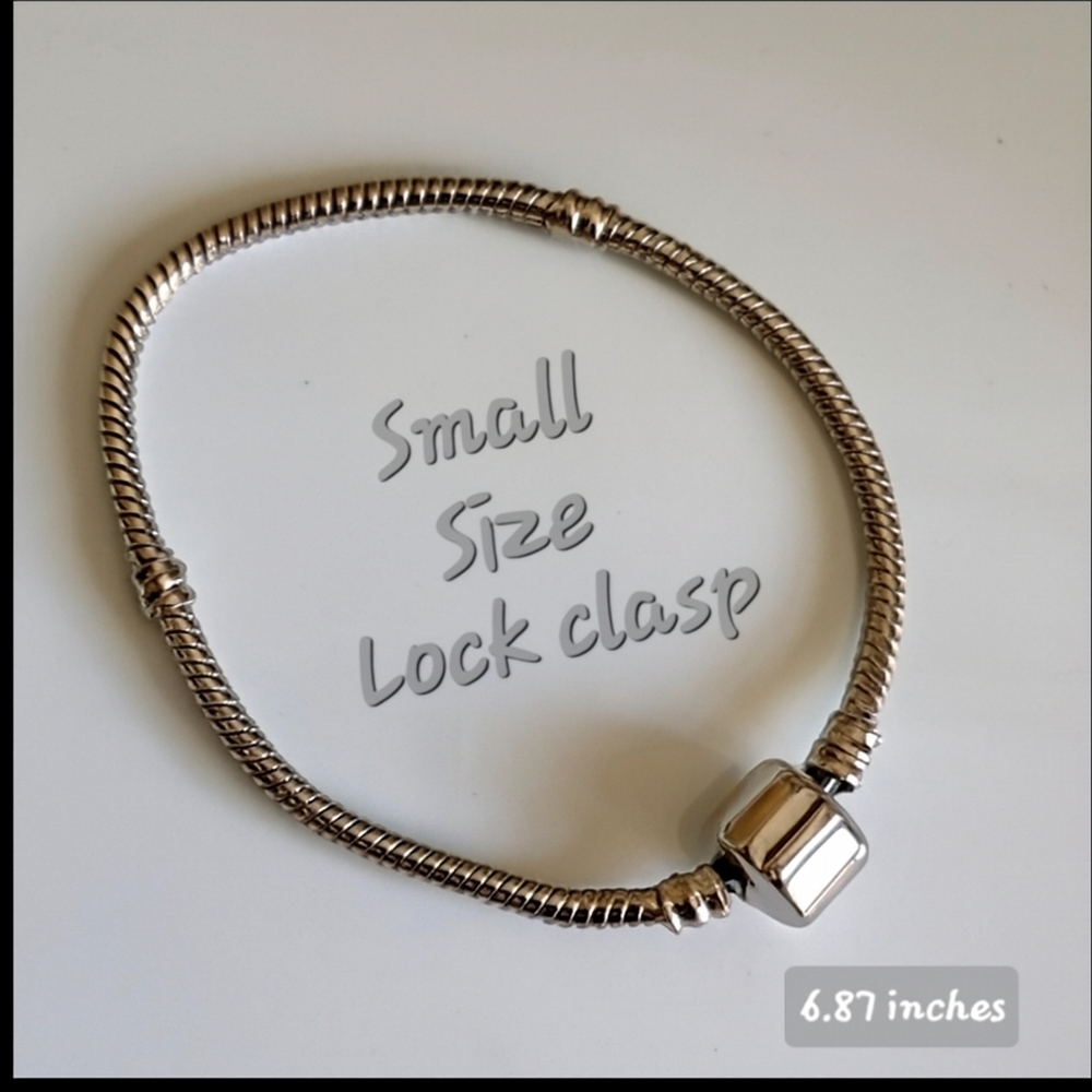 CHARM Bracelet Starter Snake  Bracelet  6.87 inches